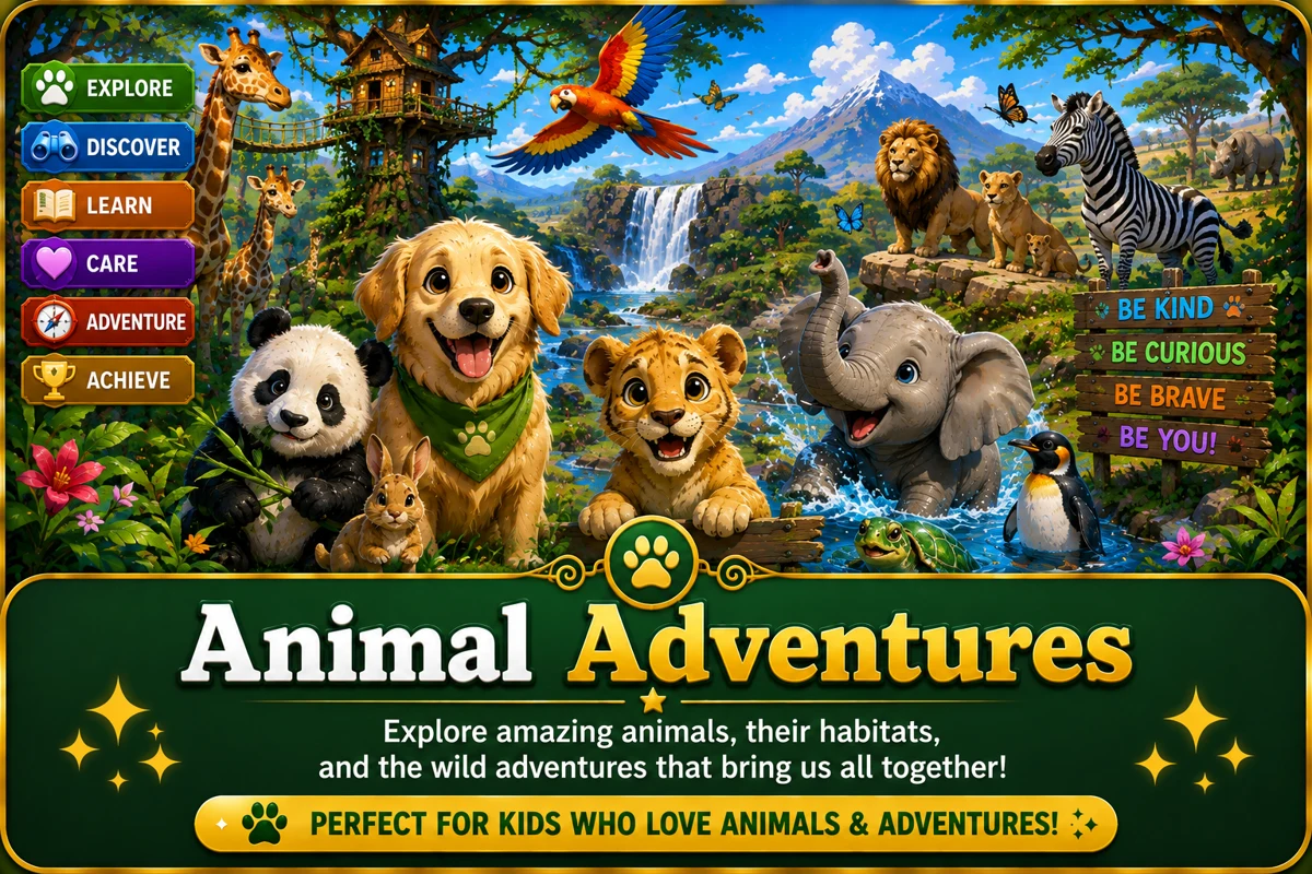 Little Legends animal learning adventure featuring wildlife and animal discovery.